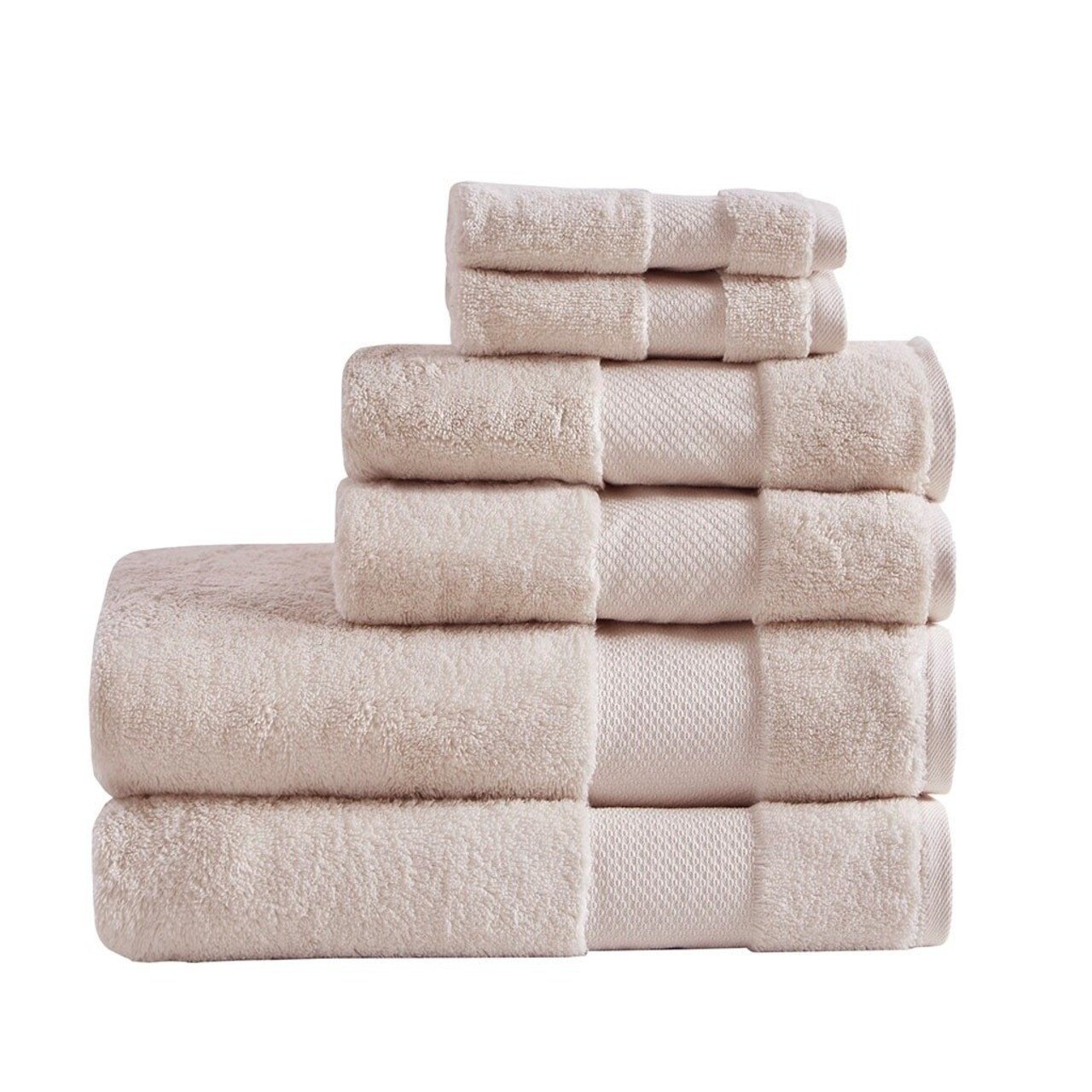 Gracie Mills Thalia 6-Piece 600Gsm Turkish Cotton Bath Towel Set Grace-9567